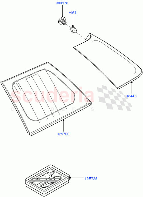 Part Diagram for Land Rover CES500020
