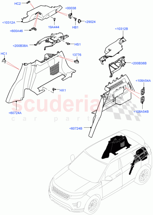 Part Diagram for Land Rover LR155469