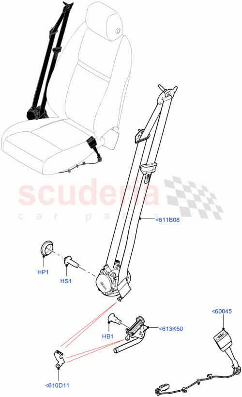 Part Diagram for Land Rover LR144092
