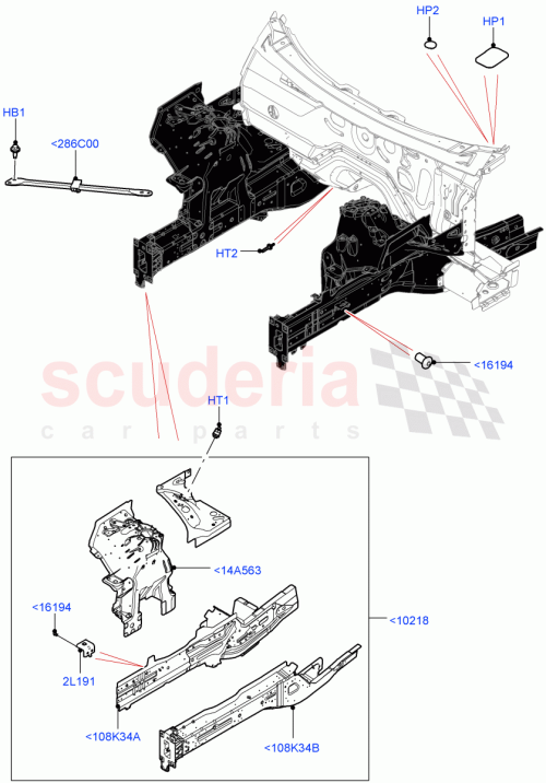 Part Diagram for Land Rover LR114077