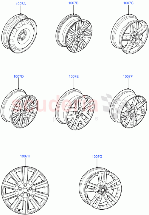 Part Diagram for Land Rover LR023736