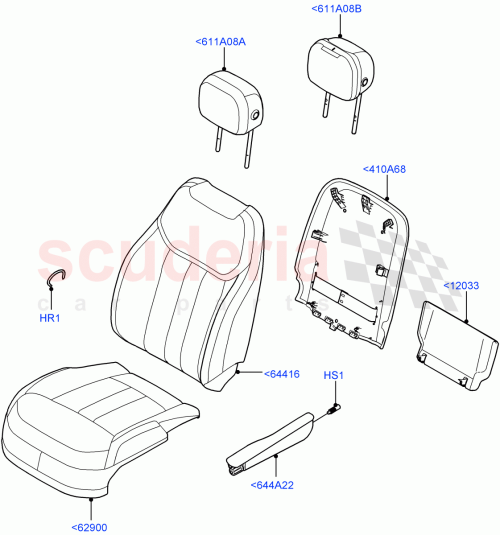 Part Diagram for Land Rover LR155219