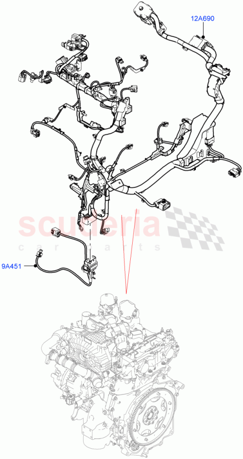 Part Diagram for Land Rover LR125534