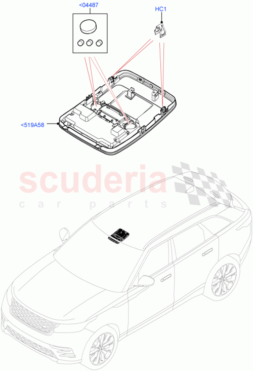 Part Diagram for Land Rover LR153934