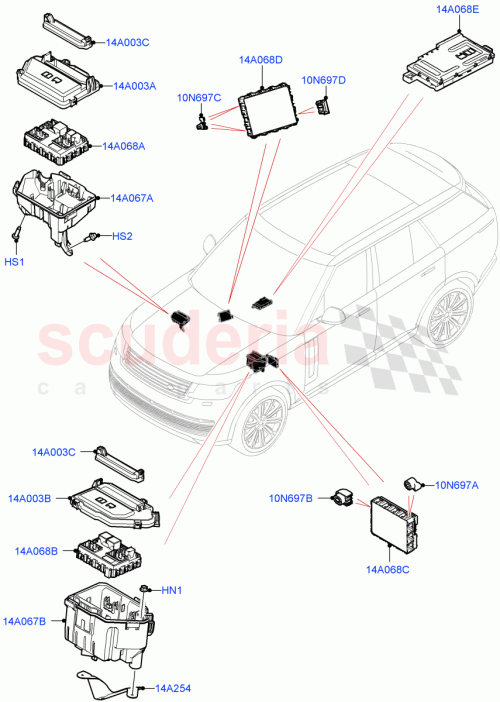 Part Diagram for Land Rover LR152814