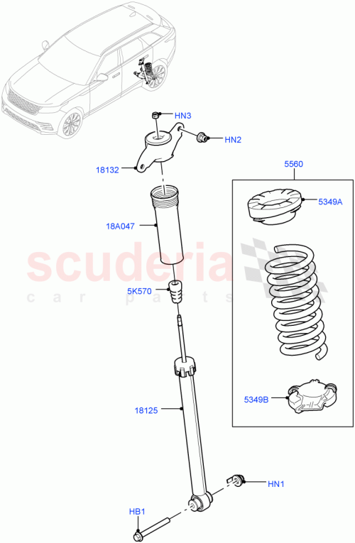 Part Diagram for Land Rover LR108022