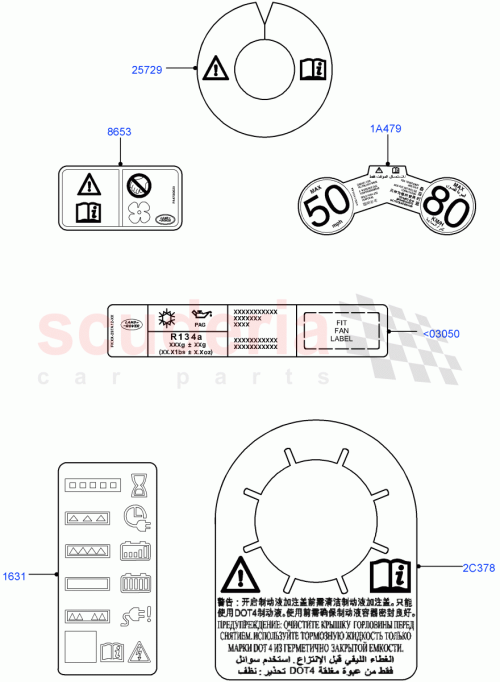 Part Diagram for Land Rover LR139866