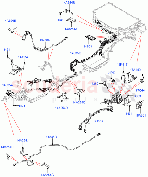 Part Diagram for Land Rover LR141247