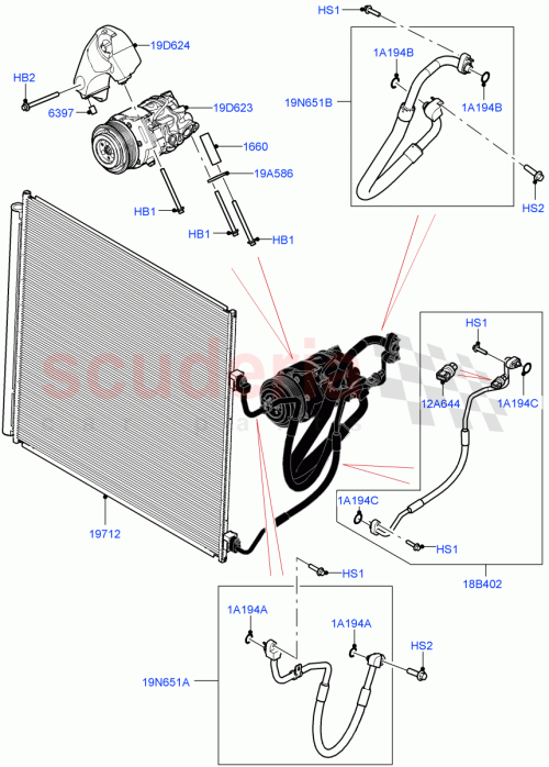 Part Diagram for Land Rover LR153387