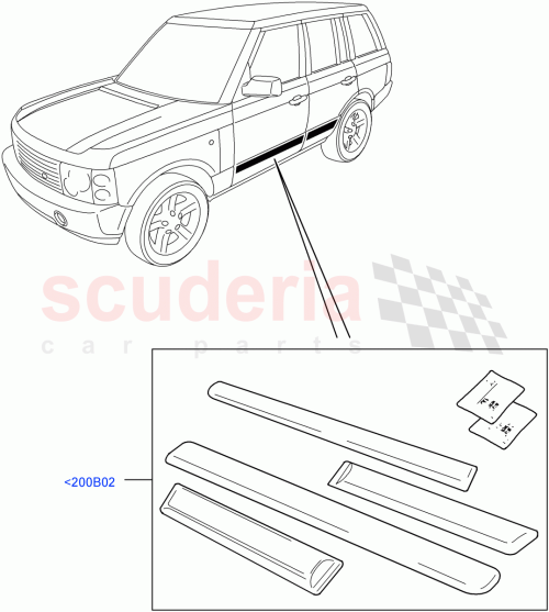 Part Diagram for Land Rover VUB504250