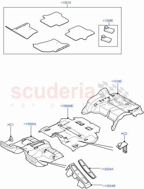 Part Diagram for Land Rover LR021335