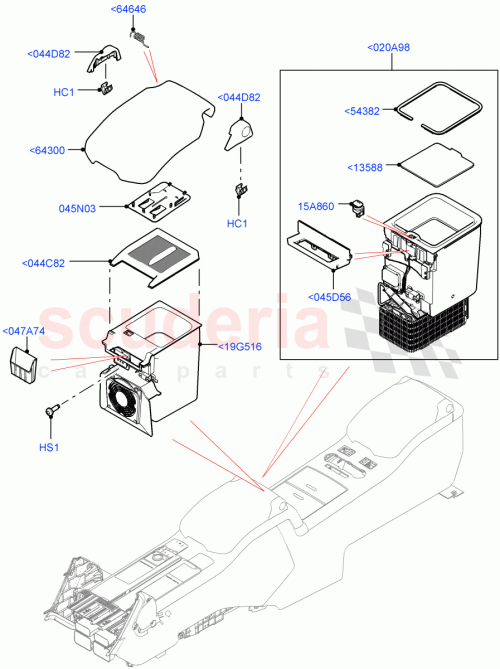 Part Diagram for Land Rover LR160012