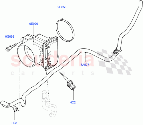 Part Diagram for Land Rover LR011965
