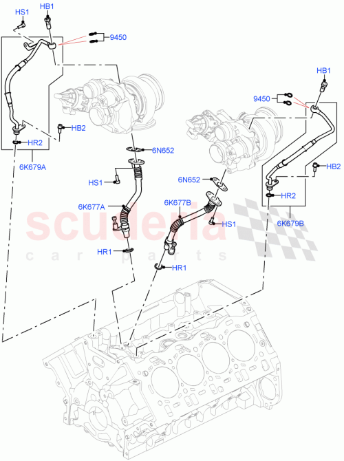 Part Diagram for Land Rover LR158668