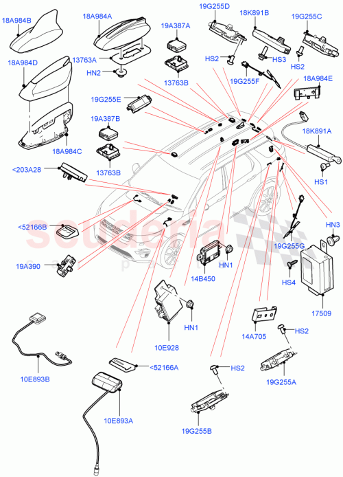 Part Diagram for Land Rover LR083780