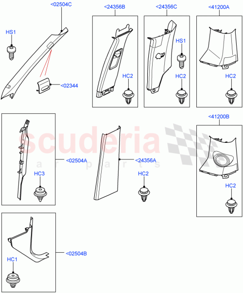 Part Diagram for Land Rover LR013141