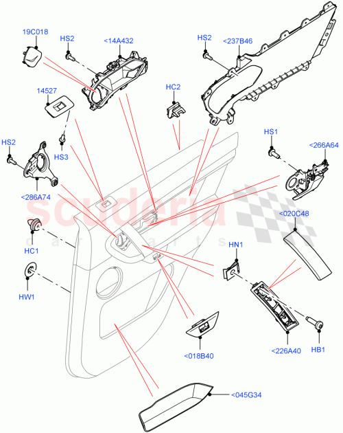 Part Diagram for Land Rover LR127043