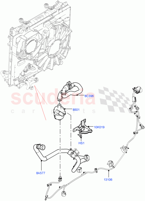 Part Diagram for Land Rover LR086648