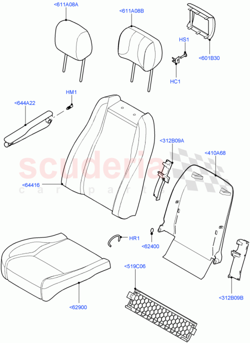 Part Diagram for Land Rover LR034841