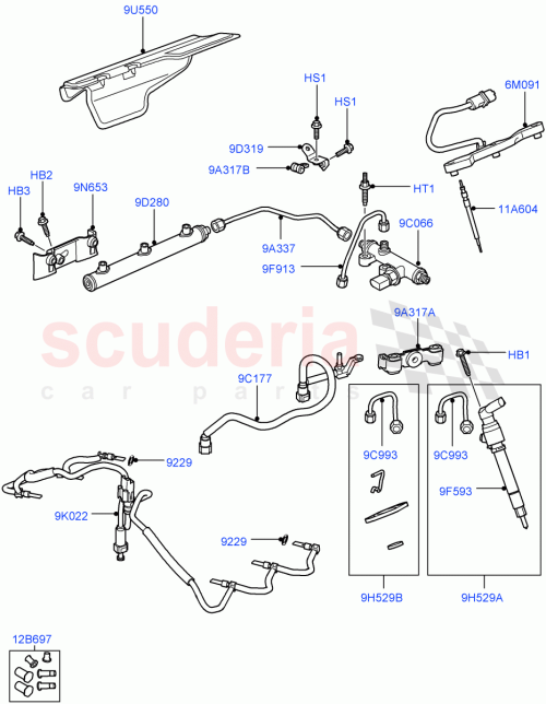Part Diagram for Land Rover LR007521