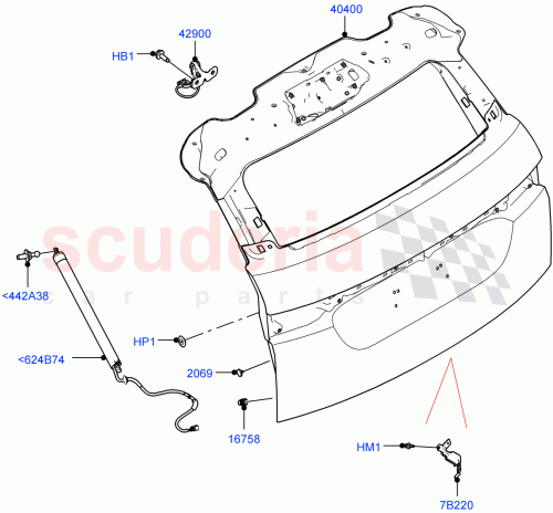 Part Diagram for Land Rover LR160926