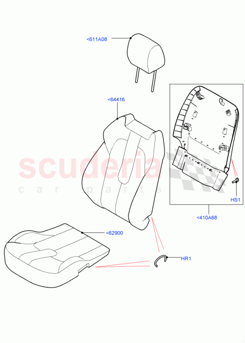 Part Diagram for Land Rover LR110580