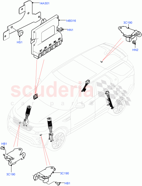 Part Diagram for Land Rover LR081593