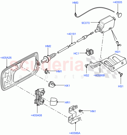 Part Diagram for Land Rover WLI000010