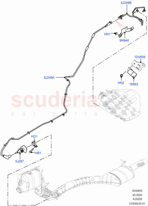 Part Diagram for Land Rover LR141492