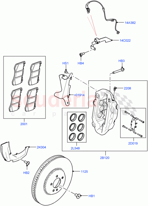 Part Diagram for Land Rover LR153507