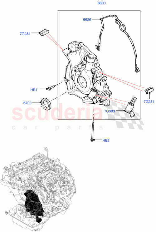 Part Diagram for Land Rover LR124526