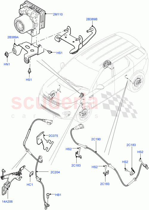 Part Diagram for Land Rover LR072597