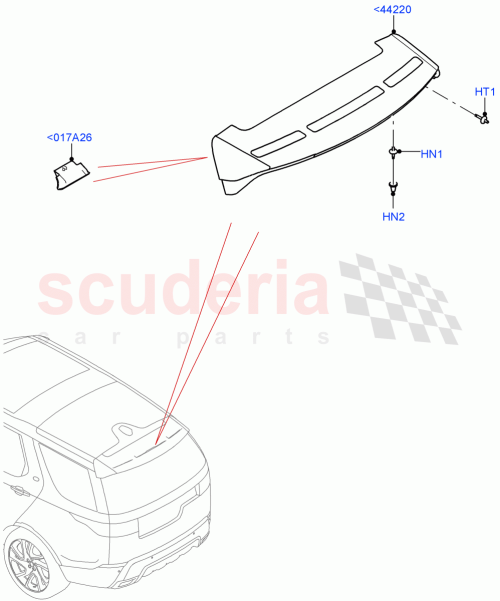 Part Diagram for Land Rover LR173164