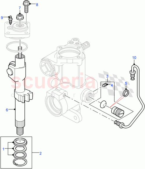 Part Diagram for Land Rover RTC4395