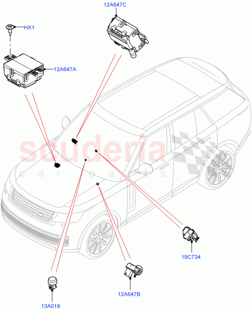 Part Diagram for Land Rover LR165665