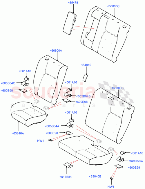 Part Diagram for Land Rover LR127962