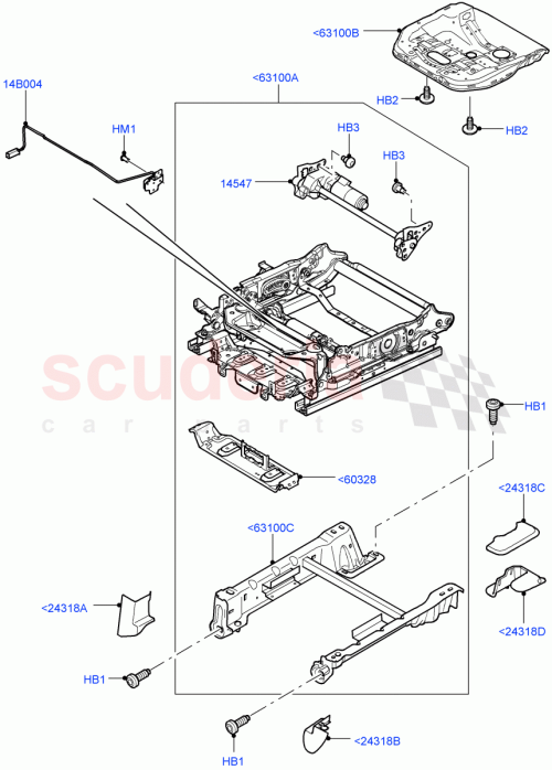 Part Diagram for Land Rover LR016549