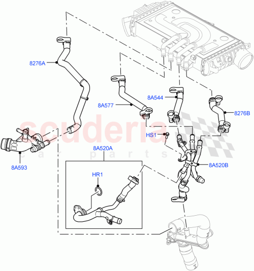 Part Diagram for Land Rover LR125486