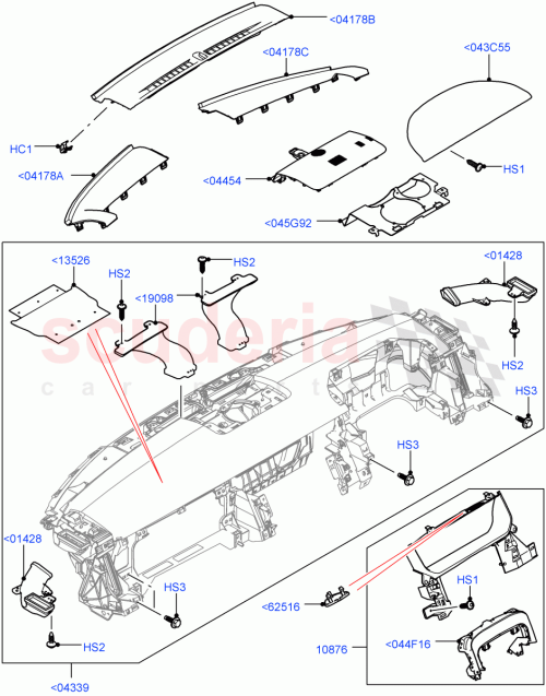 Part Diagram for Land Rover LR088917