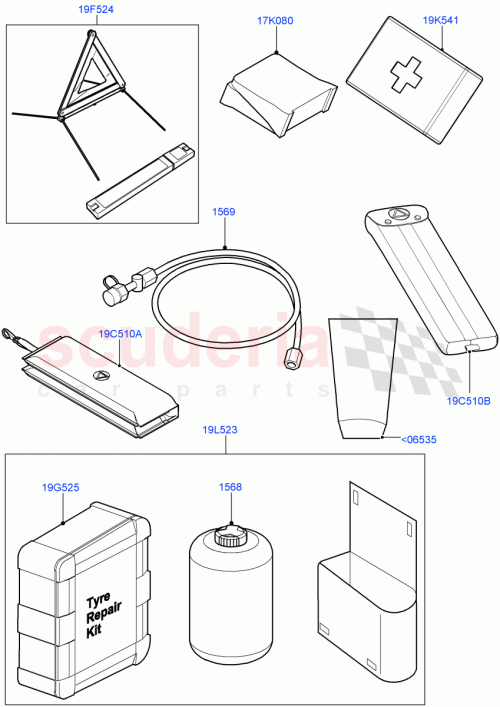 Part Diagram for Land Rover LR062680