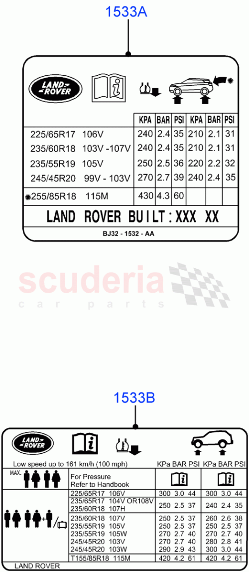 Part Diagram for Land Rover LR148832