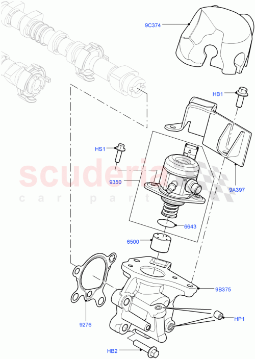 Part Diagram for Land Rover LR060307