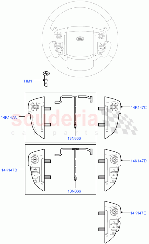 Part Diagram for Land Rover LR050903