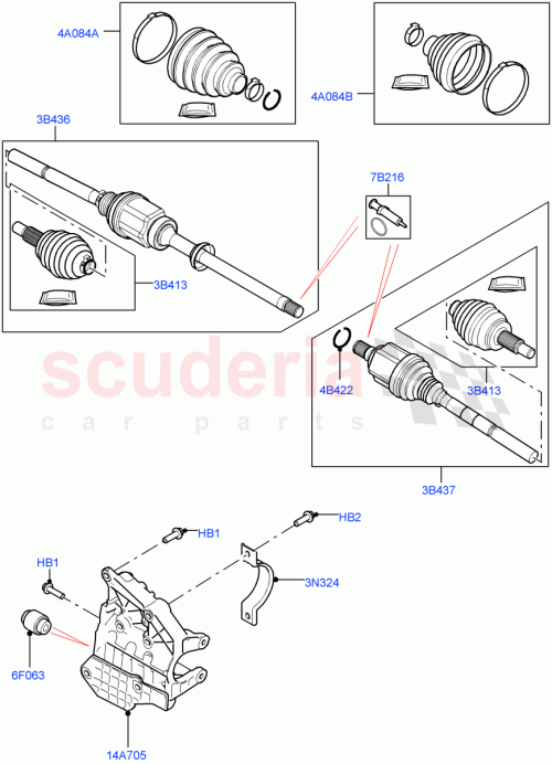 Part Diagram for Land Rover LR125497