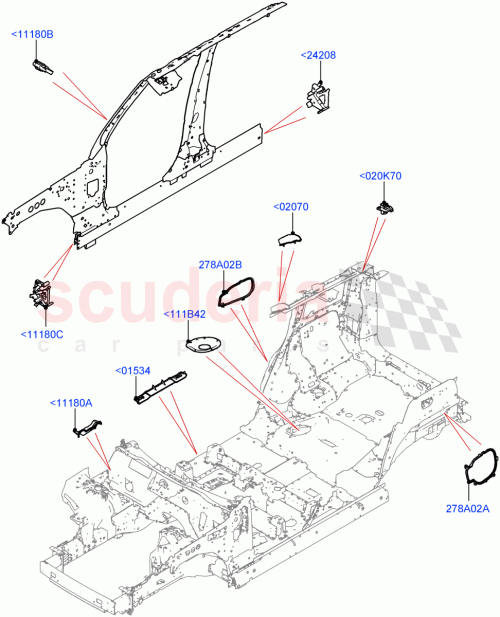 Part Diagram for Land Rover LR136965