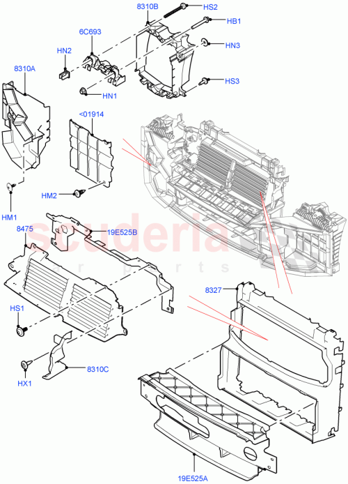 Part Diagram for Land Rover LR102690