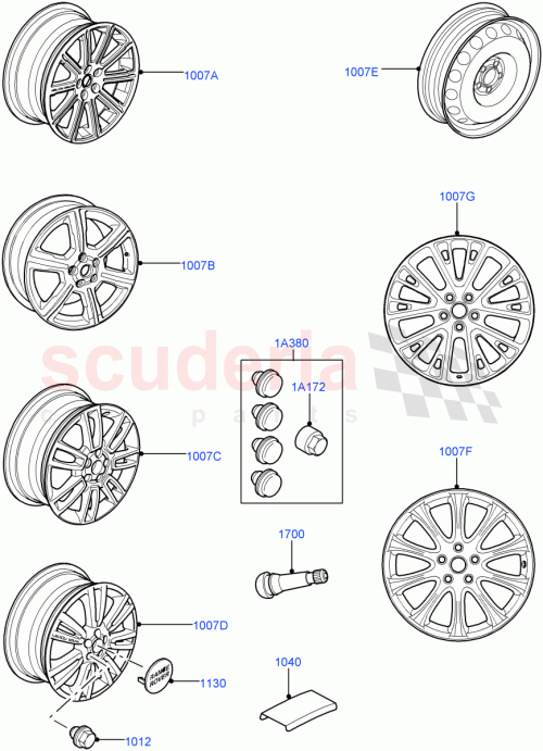 Part Diagram for Land Rover LR020930