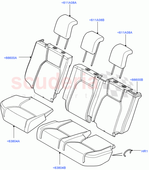 Part Diagram for Land Rover LR055132