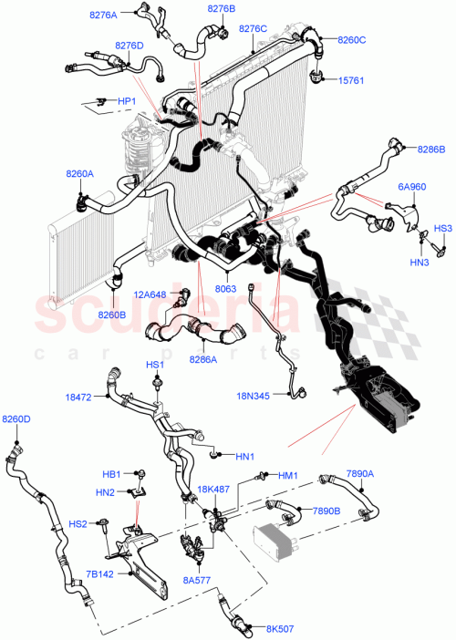 Part Diagram for Land Rover LR156300