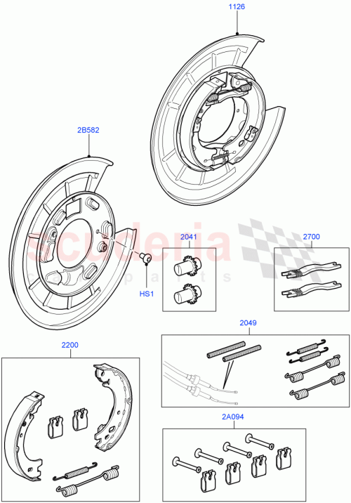 Part Diagram for Land Rover SMN500012